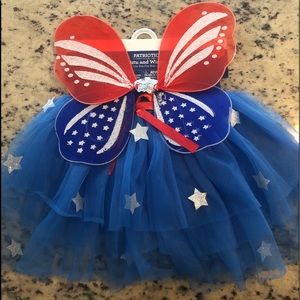 Patriotic Tutu & Wings 6+